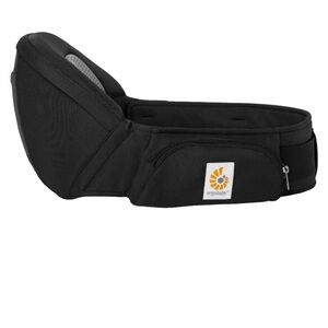 Ergobaby Black Hip Seat with Zip Pocket